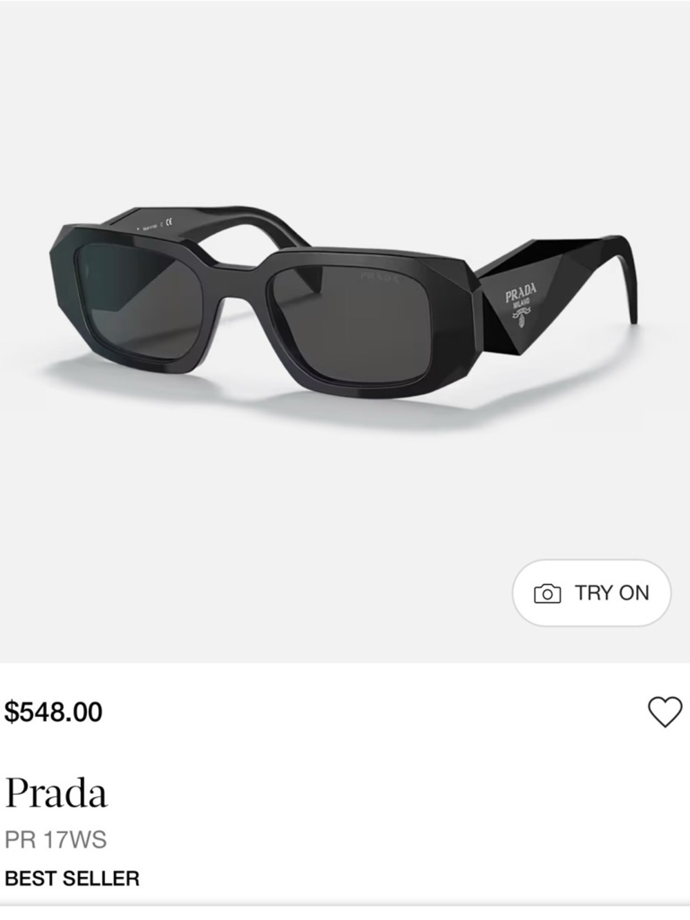 Prada Black Sunglasses - Picture 2 of 8